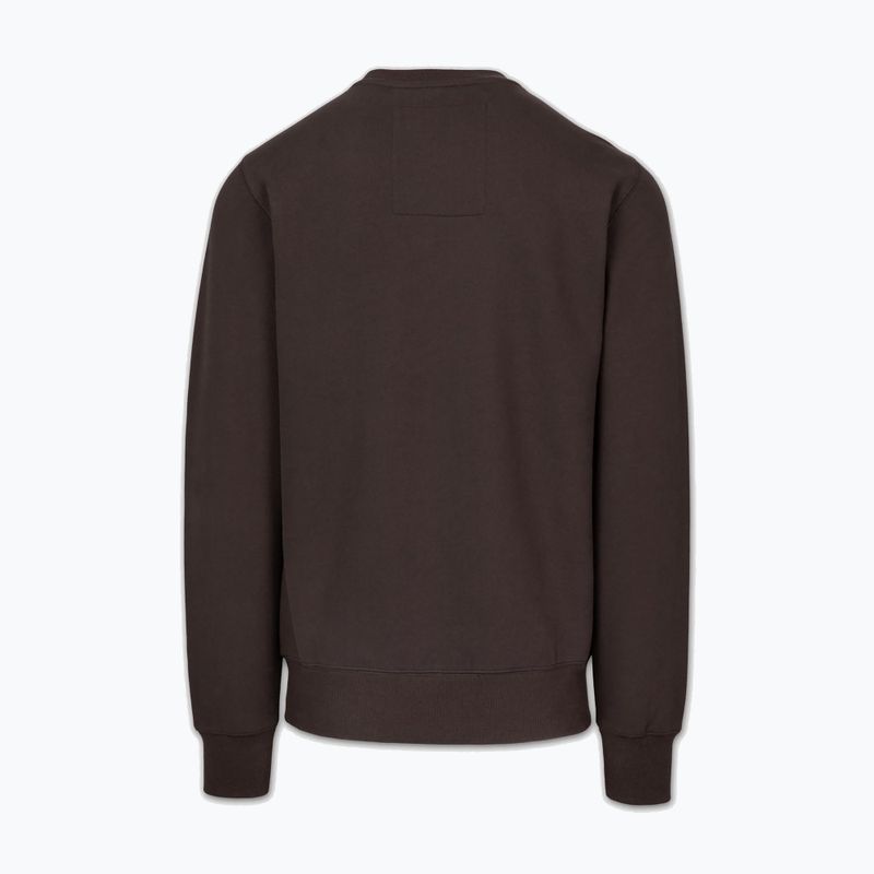 Кофта чоловіча Pitbull Small Logo Crewneck dark chocolate 5