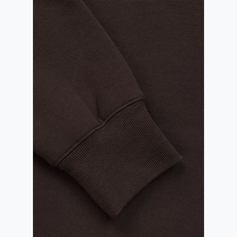 Кофта чоловіча Pitbull Small Logo Crewneck dark chocolate 8