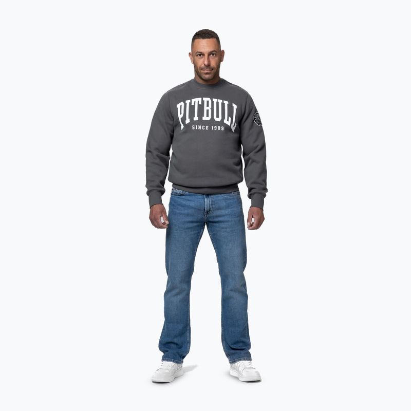 Кофта чоловіча Pitbull Norton Crewneck graphite 2