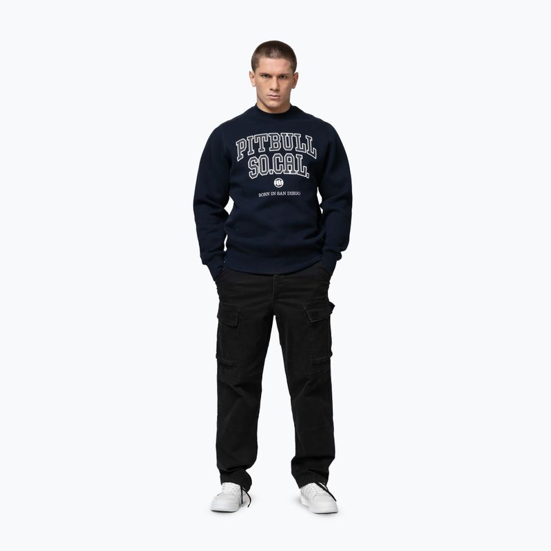 Чоловіча толстовка Pitbull So Cal Crewneck dark navy 2