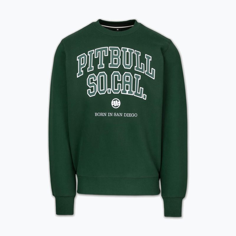 Кофта чоловіча Pitbull So Cal Crewneck hunter green 4