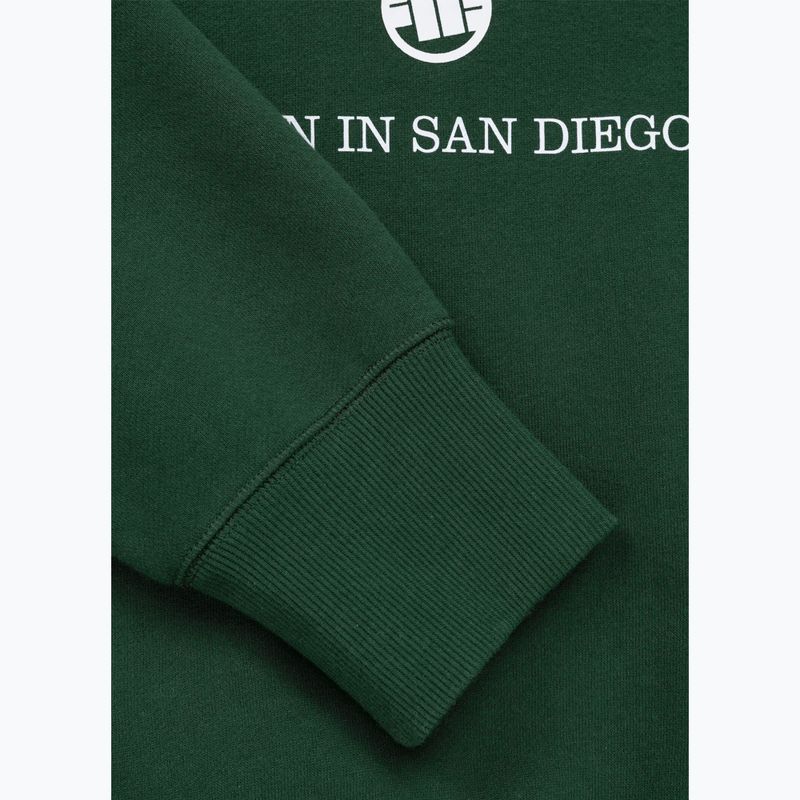Кофта чоловіча Pitbull So Cal Crewneck hunter green 9