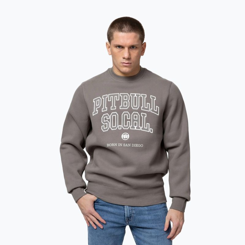 Кофта чоловіча Pitbull So Cal Crewneck taupe