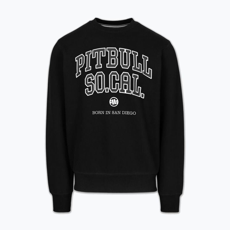 Кофта чоловіча Pitbull So Cal Crewneck black 2