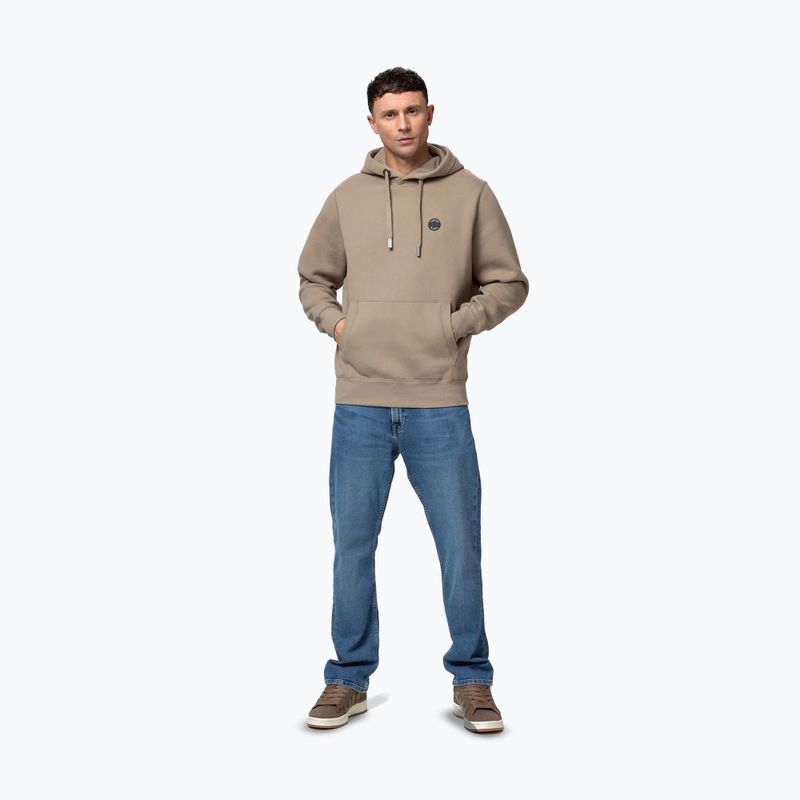 Кофта чоловіча Pitbull Small Logo Hooded pale sand 2
