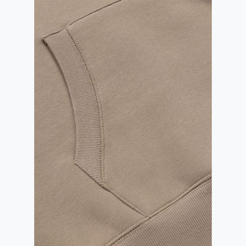 Кофта чоловіча Pitbull Small Logo Hooded pale sand 9