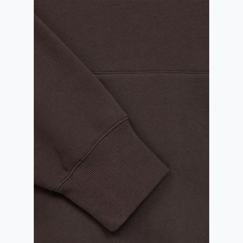 Чоловіча худі Pitbull Small Logo Hooded dark chocolate 5
