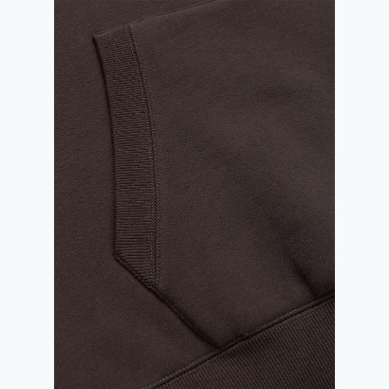 Чоловіча худі Pitbull Small Logo Hooded dark chocolate 6