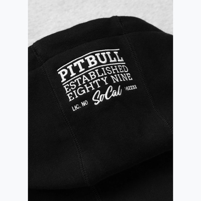 Кофта чоловіча Pitbull Gibson Hooded black/grey melange 4