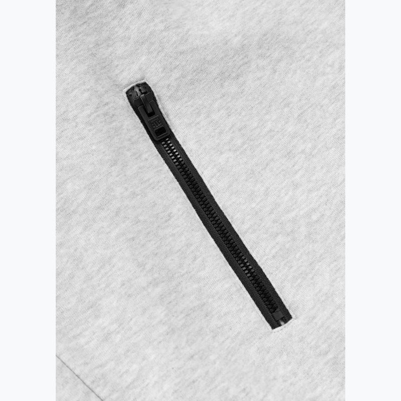 Кофта чоловіча Pitbull Gibson Hooded black/grey melange 7