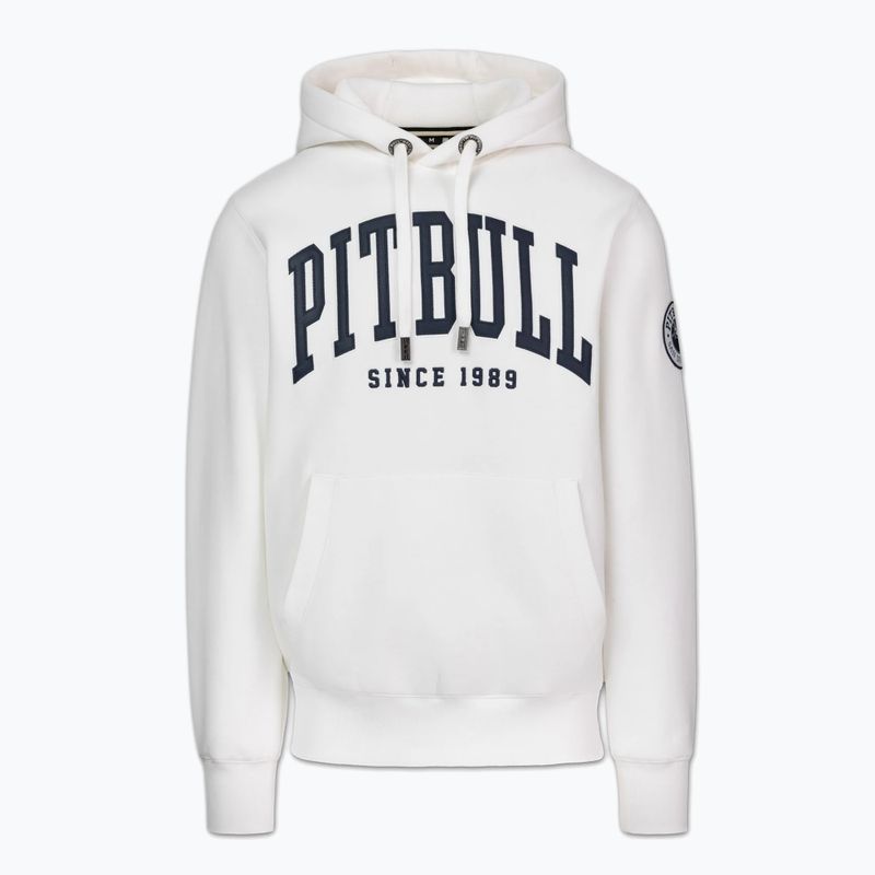 Кофта чоловіча Pitbull Norton Hooded off white 4