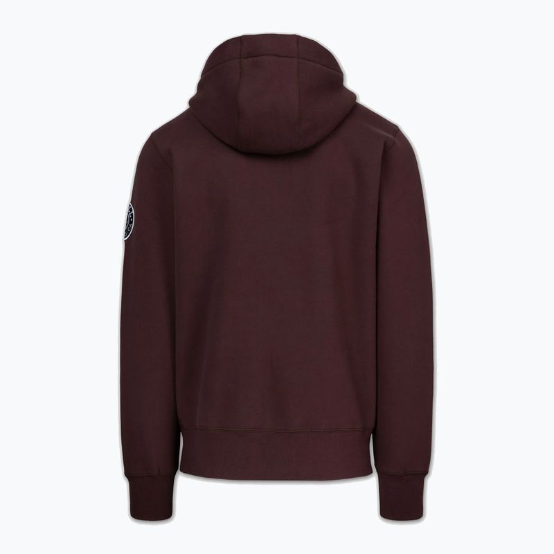 Кофта чоловіча Pitbull Norton Hooded dark burgundy 5