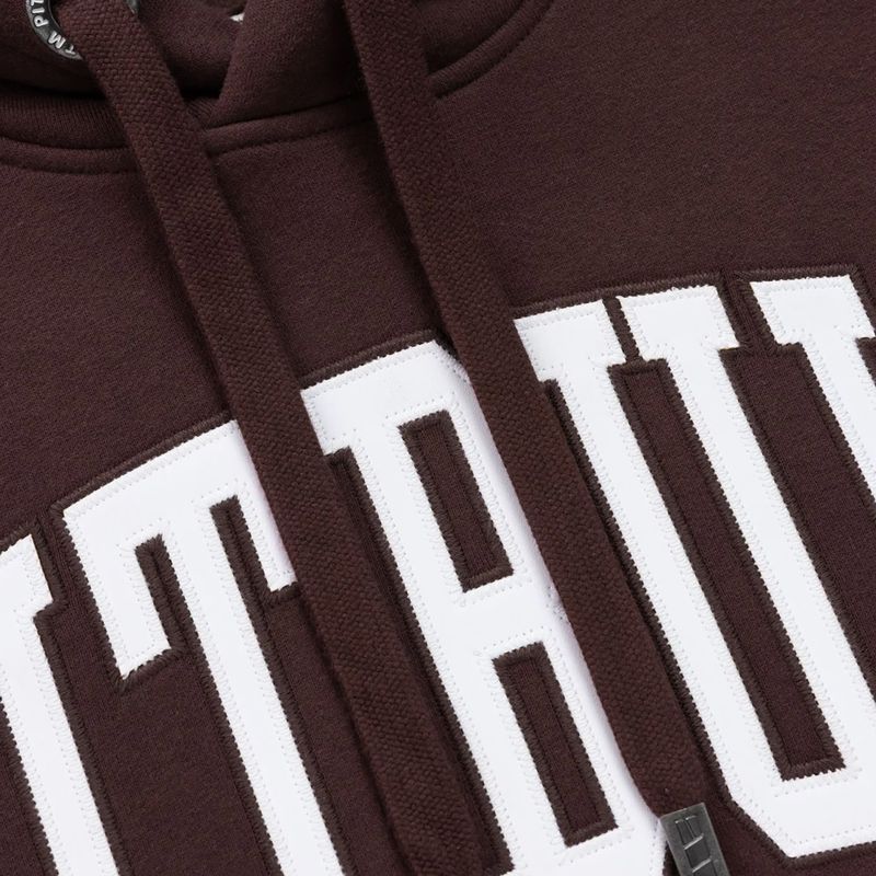 Чоловіча худі Pitbull Norton Hooded dark burgundy 6
