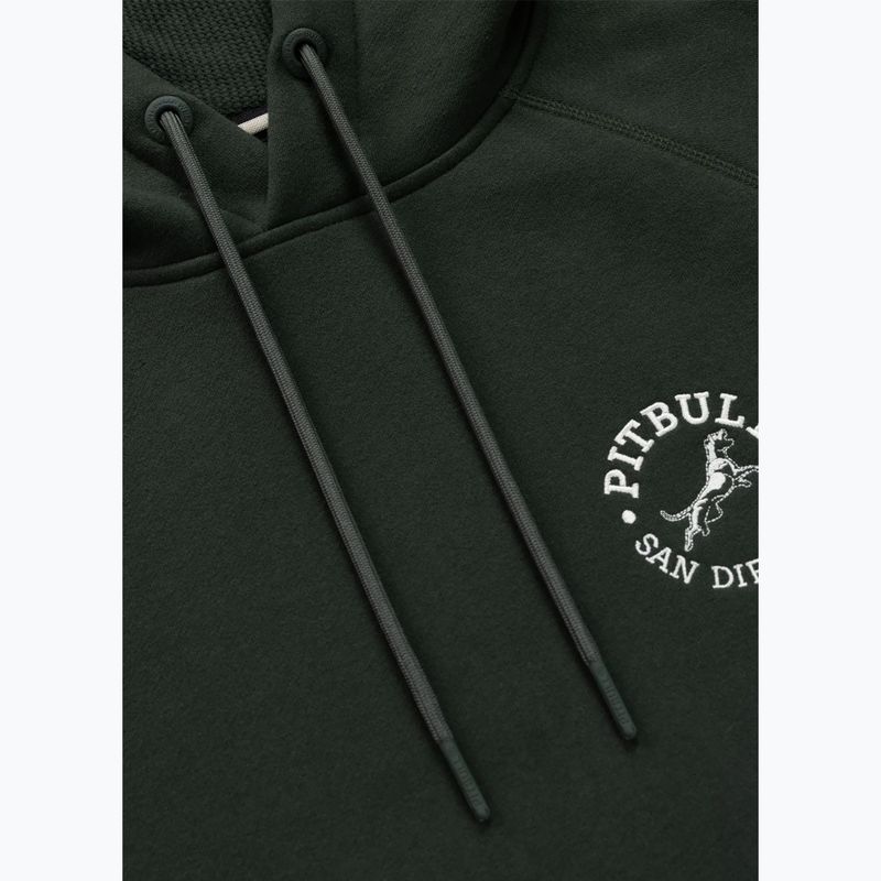 Кофта чоловіча Pitbull San Diego Ca Hooded dark green 6