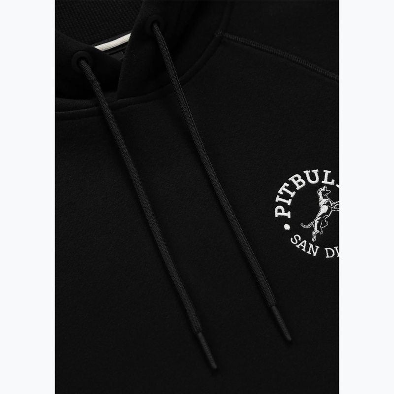 Чоловіча худі Pitbull San Diego Ca Hooded black 6