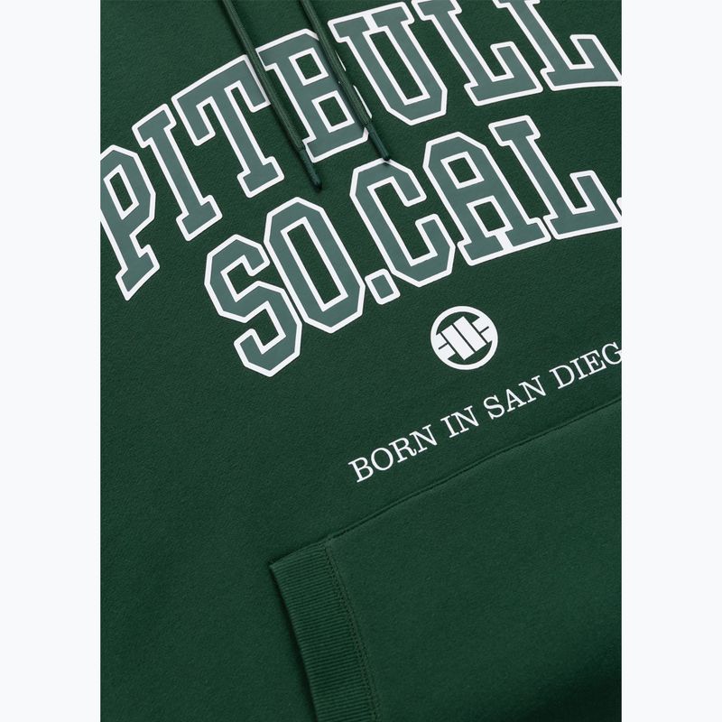 Кофта чоловіча Pitbull So Cal Hooded hunter green 7