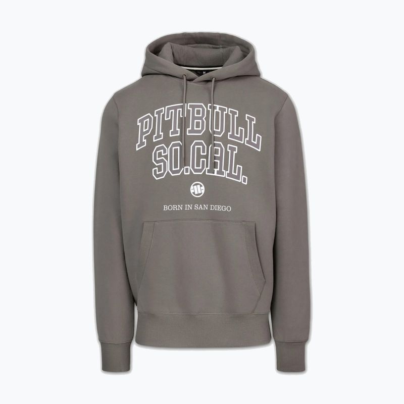 Кофта чоловіча Pitbull So Cal Hooded taupe 4