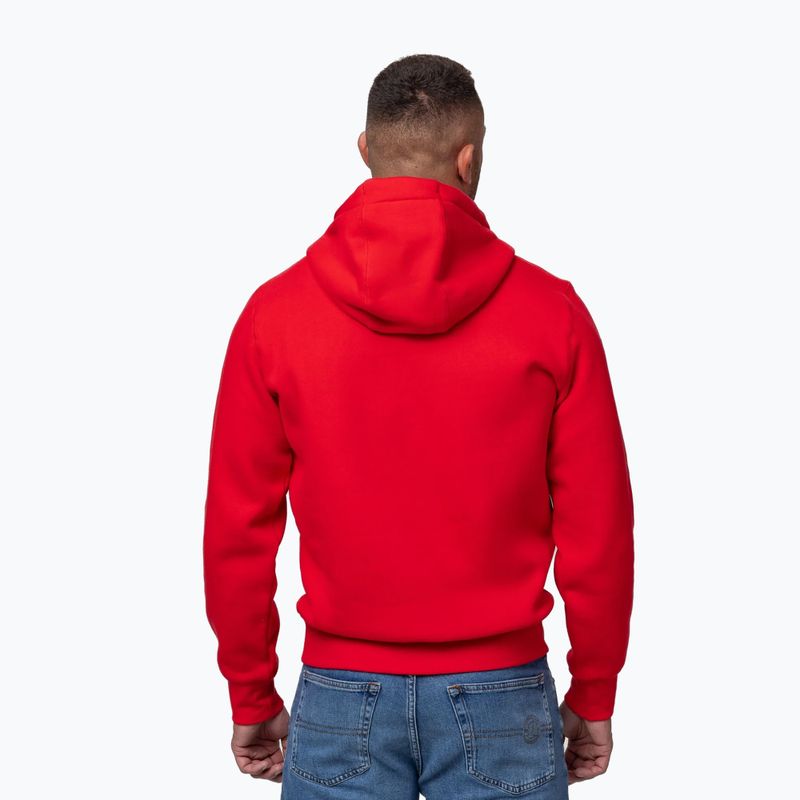 Кофта чоловіча Pitbull So Cal Hooded fluo/red 3