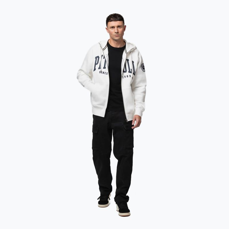 Чоловіча худі Pitbull Norton Hooded Zip off white 2