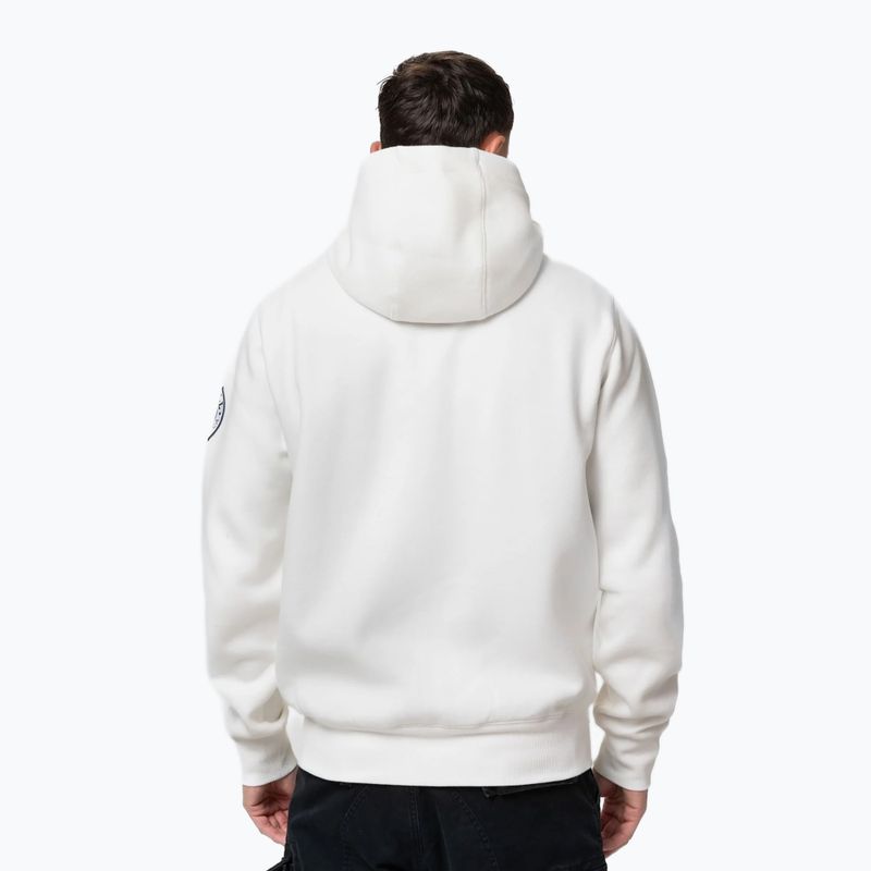 Кофта чоловіча Pitbull Norton Hooded Zip off white 3