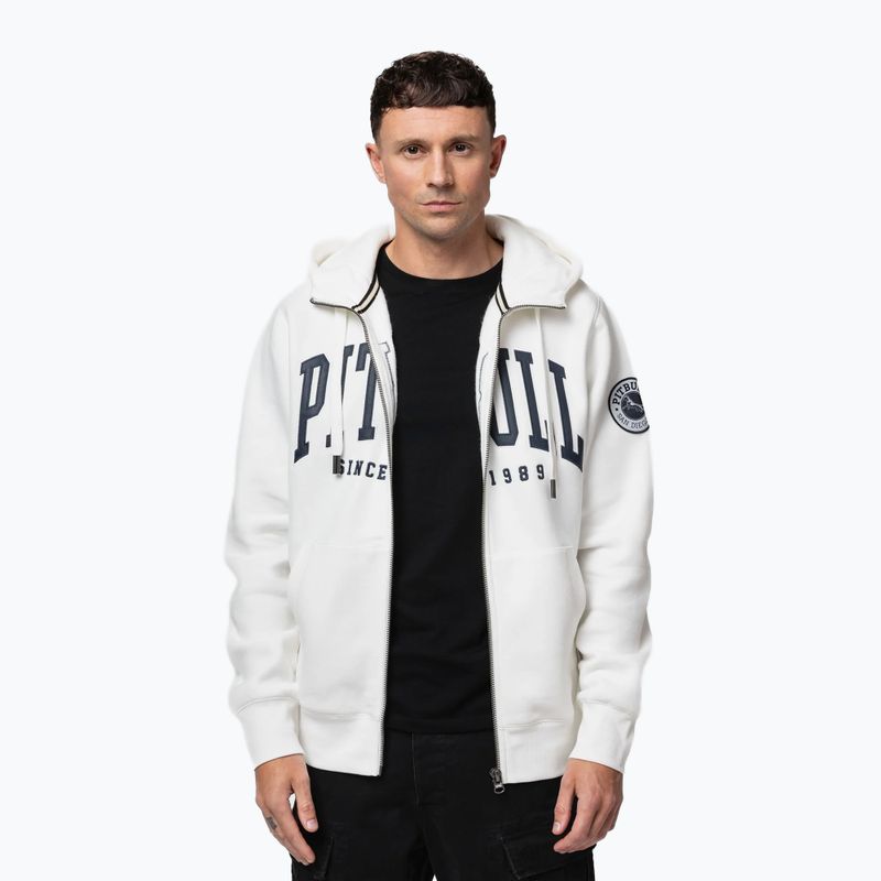 Кофта чоловіча Pitbull Norton Hooded Zip off white 5