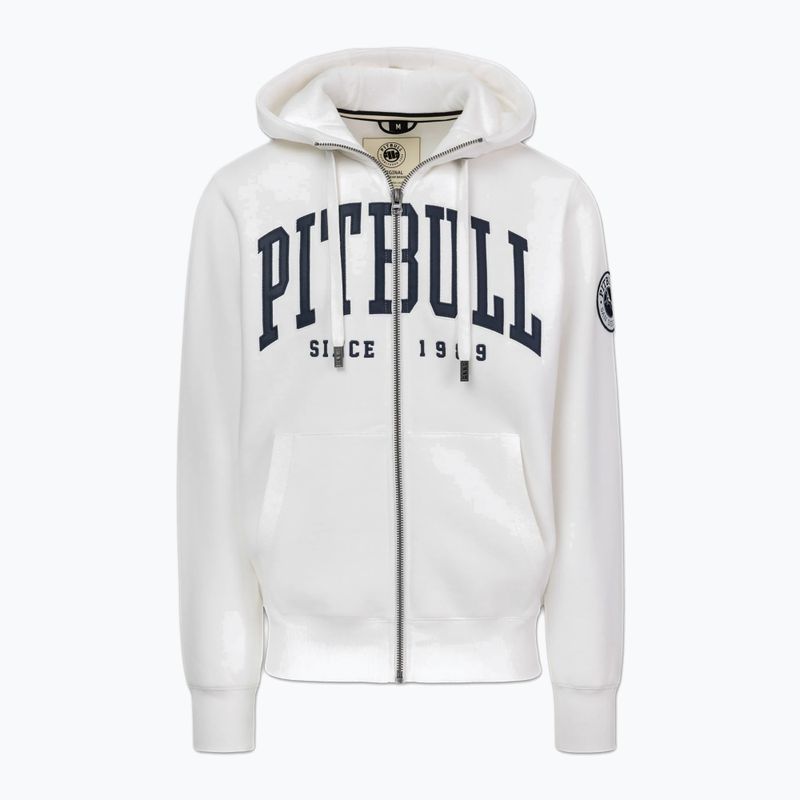 Чоловіча худі Pitbull Norton Hooded Zip off white 7
