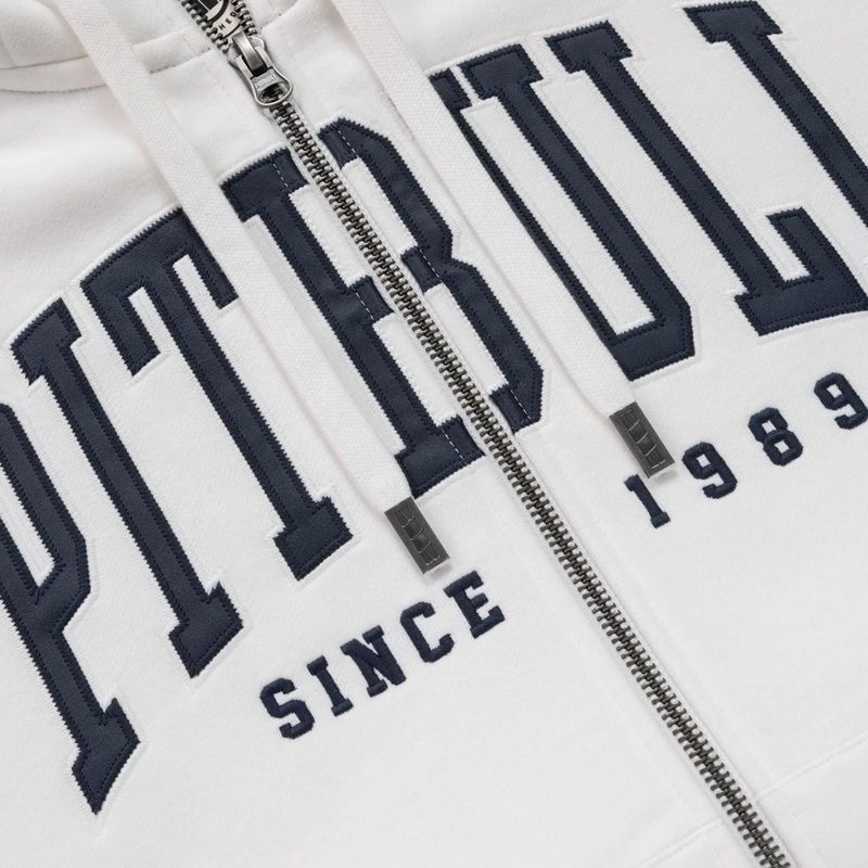 Чоловіча худі Pitbull Norton Hooded Zip off white 9