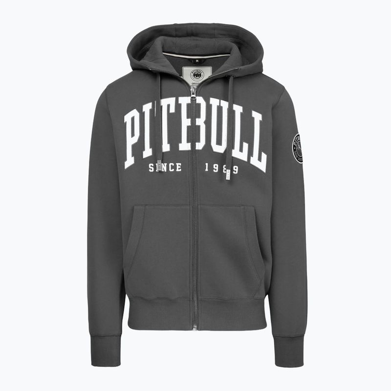 Чоловіча худі Pitbull Norton Hooded Zip graphite 5