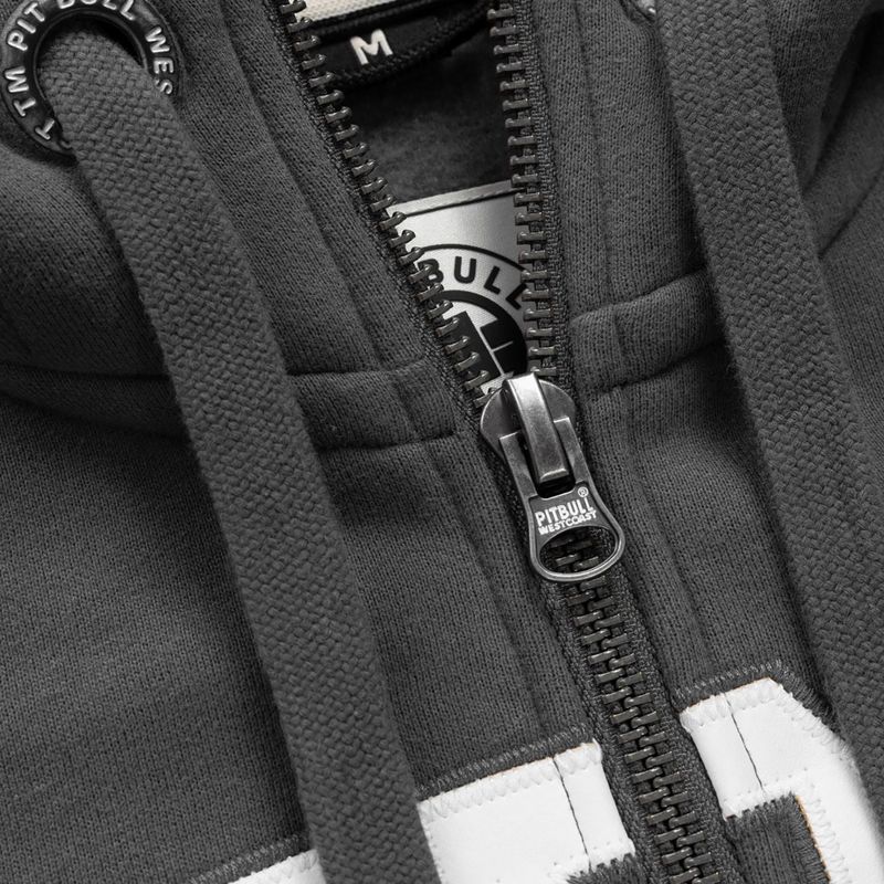 Чоловіча худі Pitbull Norton Hooded Zip graphite 8