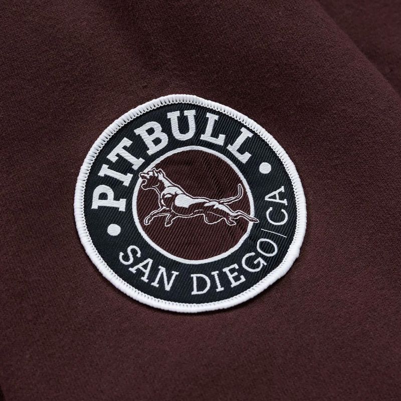 Кофта чоловіча Pitbull Norton Hooded Zip dark burgundy 12