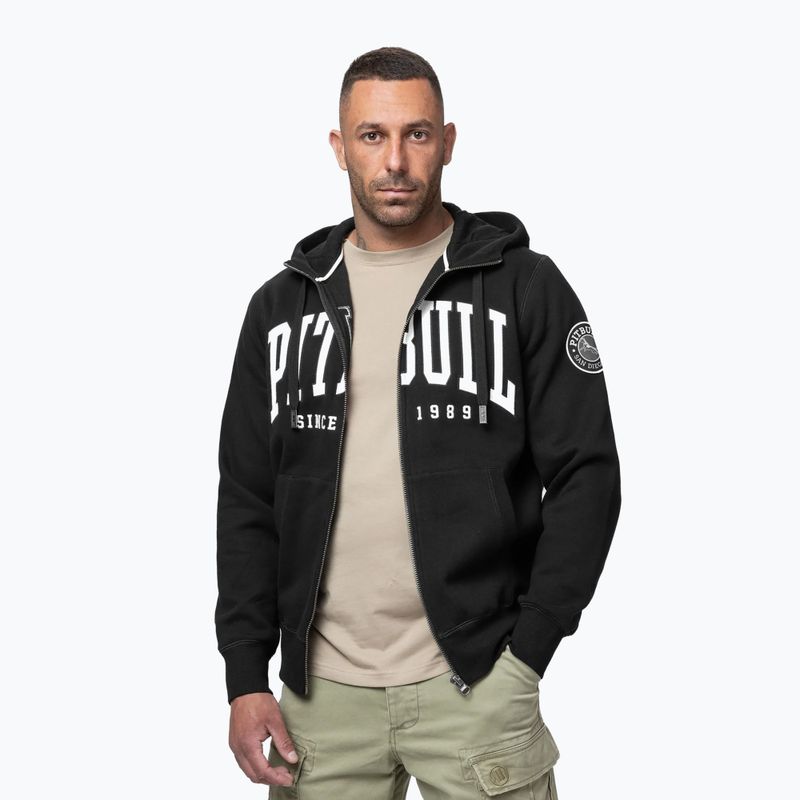 Кофта чоловіча Pitbull Norton Hooded Zip black 4