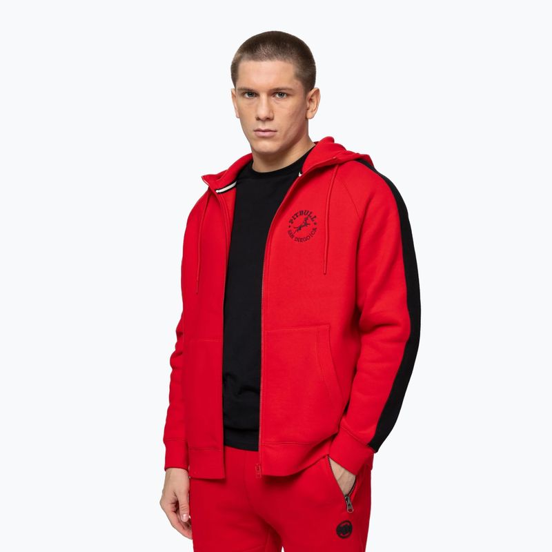 Кофта чоловіча Pitbull San Diego Ca Hooded Zip red 5
