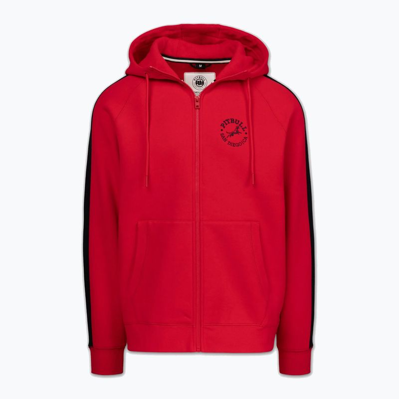 Кофта чоловіча Pitbull San Diego Ca Hooded Zip red 6