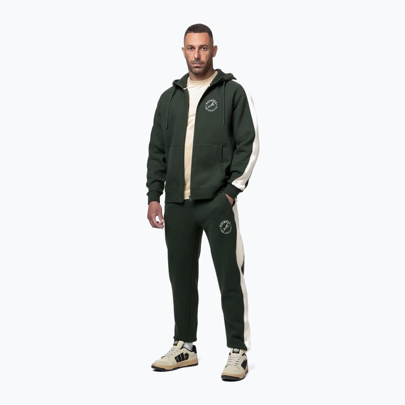 Кофта чоловіча Pitbull San Diego Ca Hooded Zip dark green 2