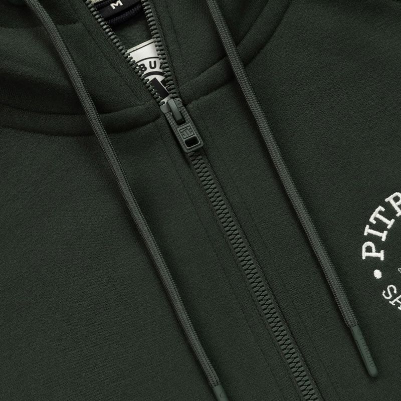Кофта чоловіча Pitbull San Diego Ca Hooded Zip dark green 6