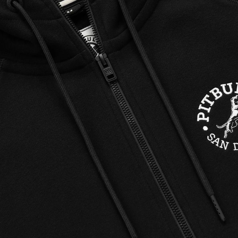 Кофта чоловіча Pitbull San Diego Ca Hooded Zip black 7