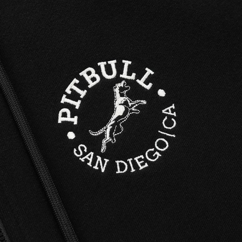 Кофта чоловіча Pitbull San Diego Ca Hooded Zip black 9