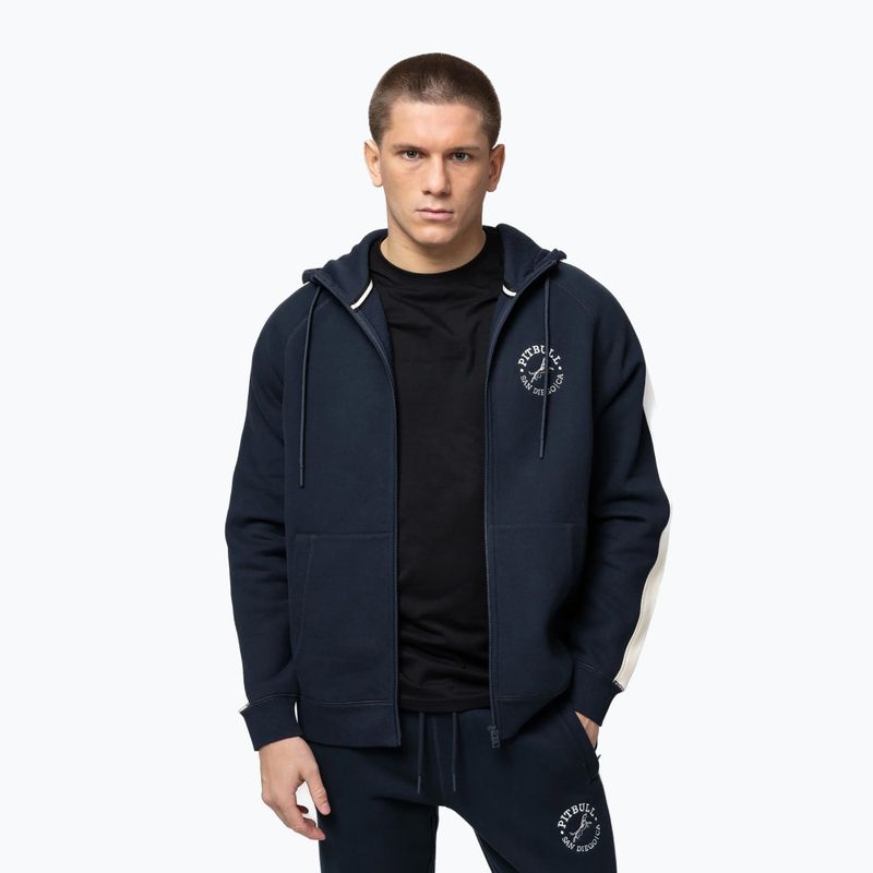 Кофта чоловіча Pitbull San Diego Ca Hooded Zip dark navy/red 5
