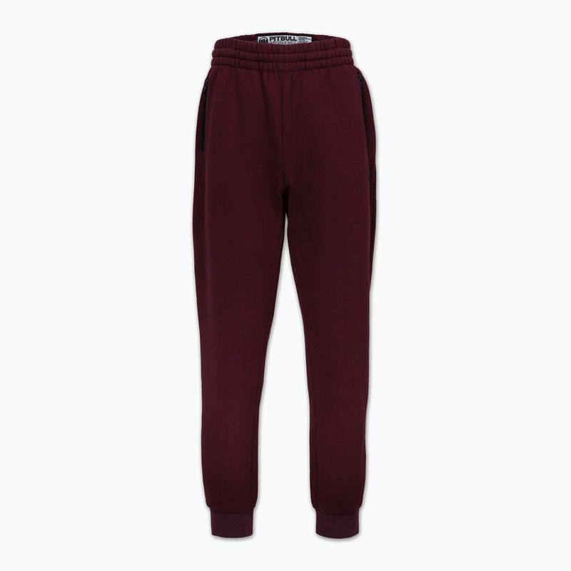 Штани чоловічі Pitbull Hilltop Track Hatton burgundy 5