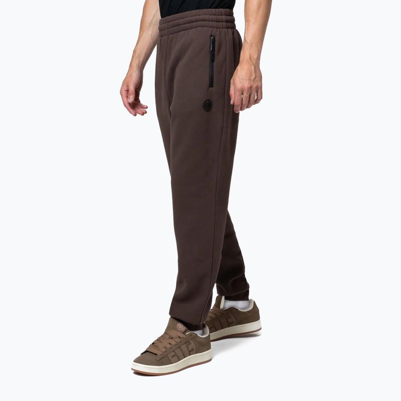 Штани чоловічі Pitbull Hilltop Track Hatton dark chocolate 5