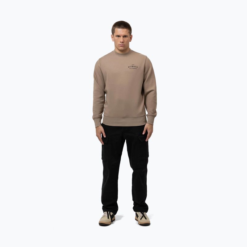 Чоловіча толстовка Pitbull Sampson Crewneck Sweatshirt pale sand 2