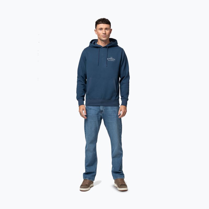Чоловіча худі Pitbull Sampson Hooded Sweatshirt petrol blue 2