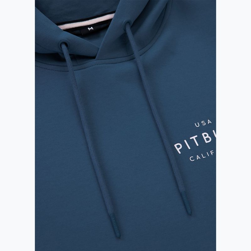Кофта чоловіча Pitbull Sampson Hooded Sweatshirt petrol blue 7