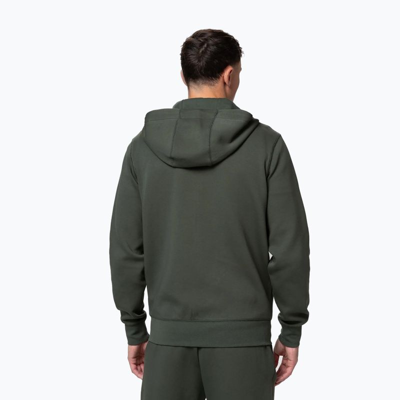 Кофта чоловіча Pitbull Sampson Hooded Zip Sweatshirt old green 3