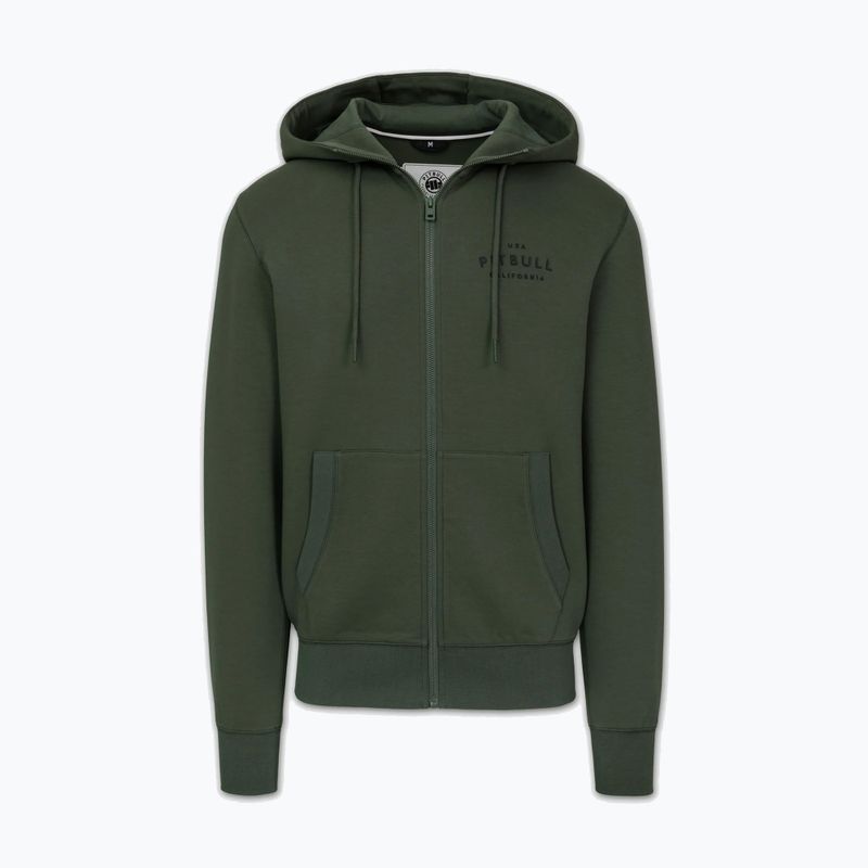 Чоловіче худі Pitbull Sampson Hooded Zip Sweatshirt old green 6