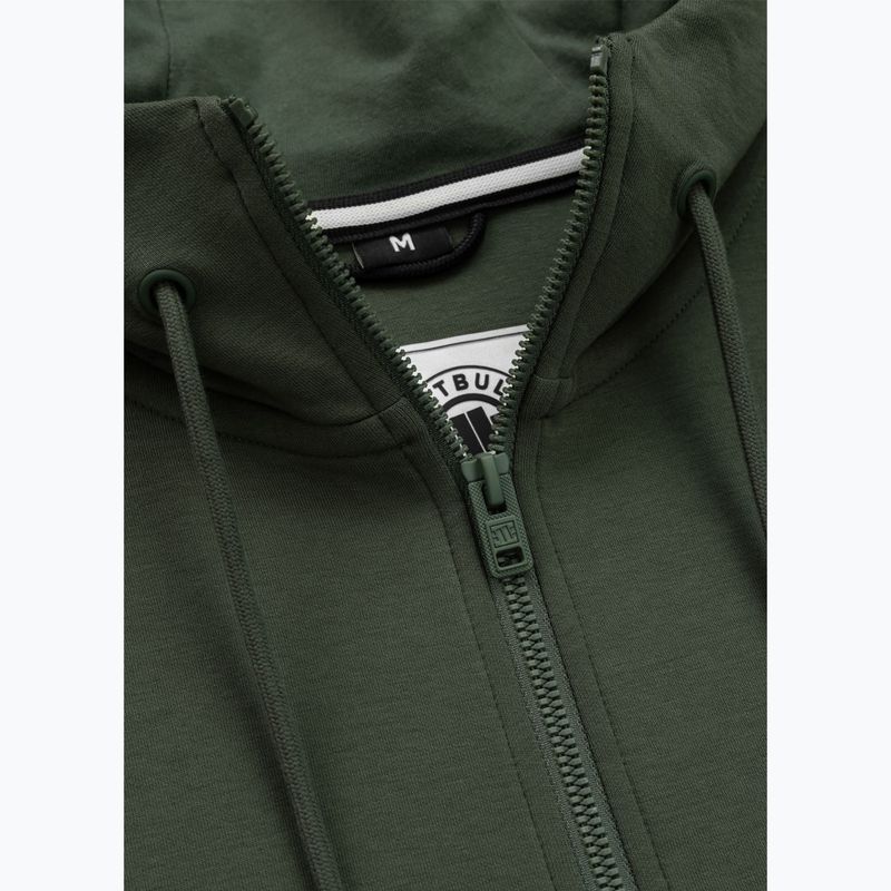 Чоловіче худі Pitbull Sampson Hooded Zip Sweatshirt old green 8