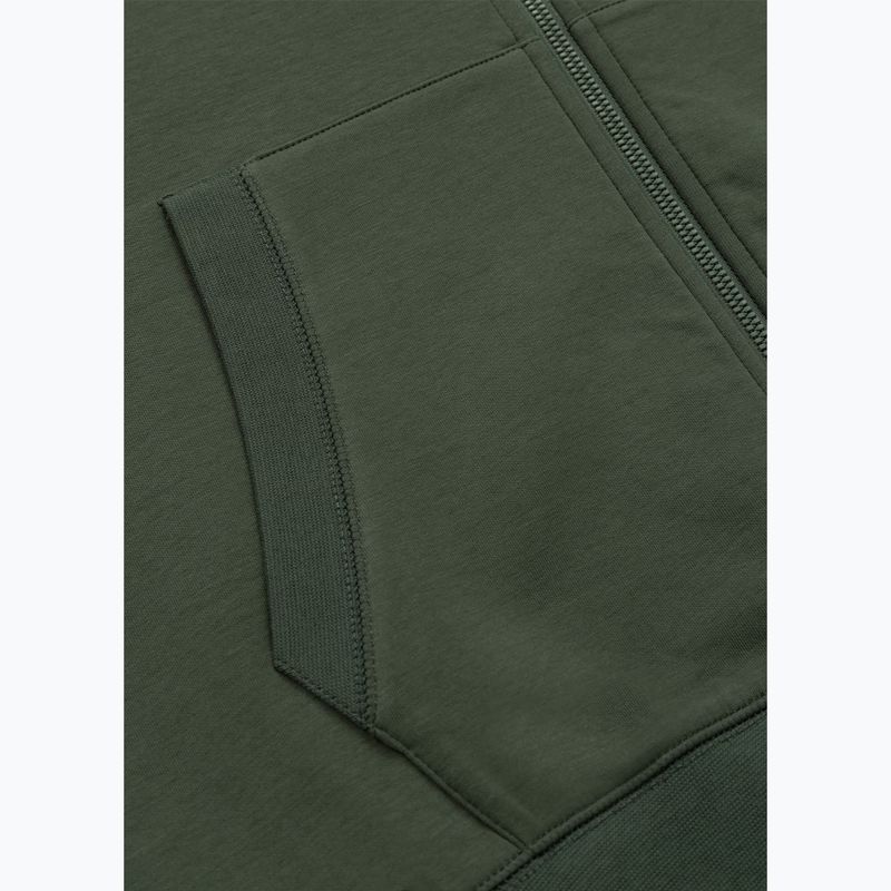 Кофта чоловіча Pitbull Sampson Hooded Zip Sweatshirt old green 11