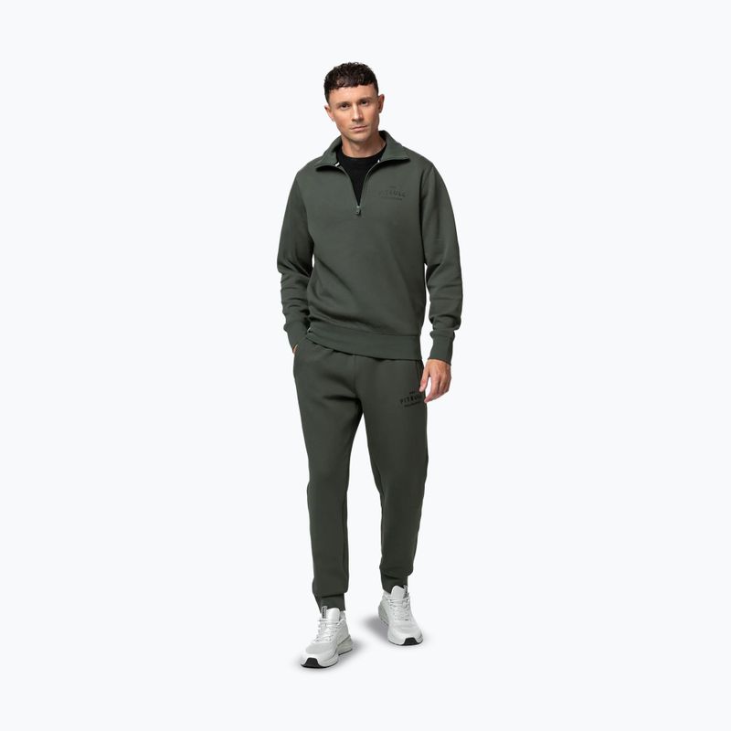 Кофта чоловіча Pitbull Sampson HZ old green 2