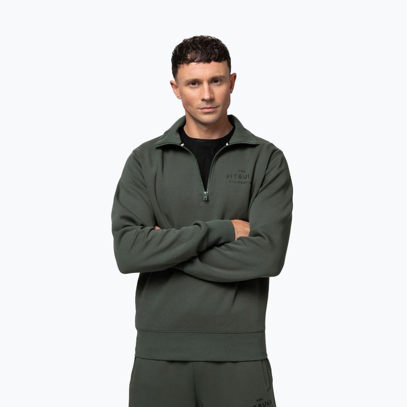 Чоловіча худі Pitbull Sampson HZ old green 4