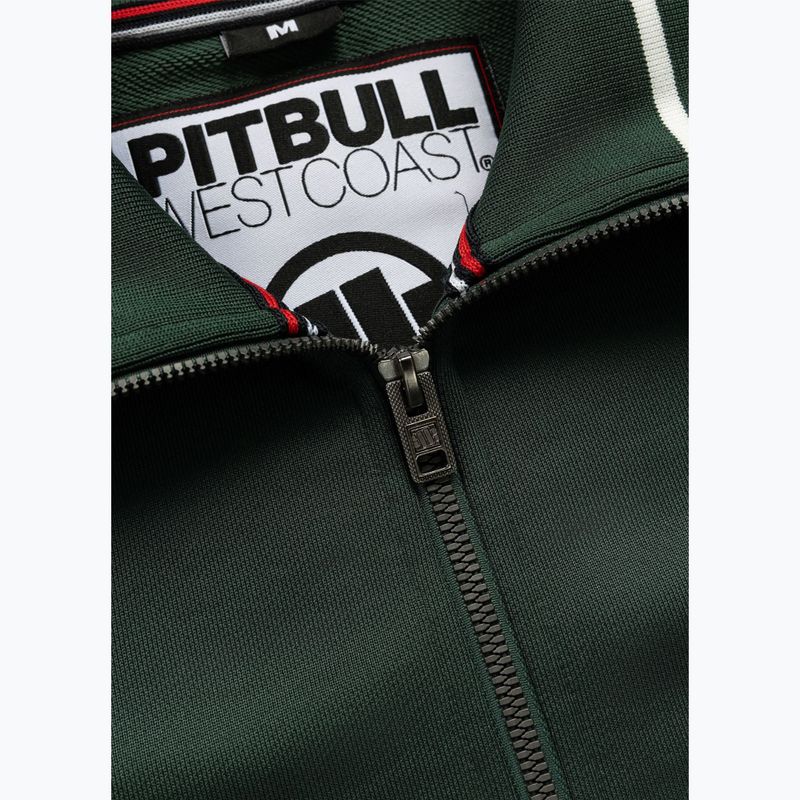 Чоловіча спортивна куртка Pitbull Trackjacket Tape Logo Terry Group bottle green 7